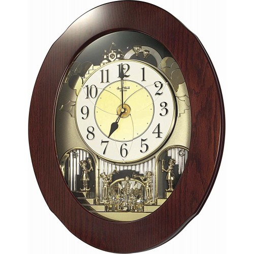Rhythm(Japan) 12+12 Melodies & 6 X-Mas Songs(CTS Sound) Rotating Pendulum Magic Motion Clock